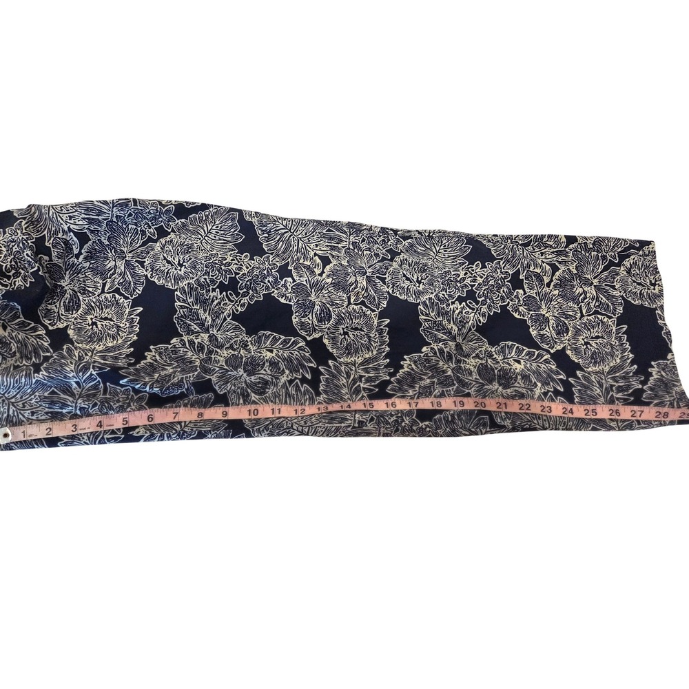 Tommy Bahama Floral Pajama‎ Pants  Cotton Drawstring Navy Tropical Loungewear XL - Picture 7 of 9